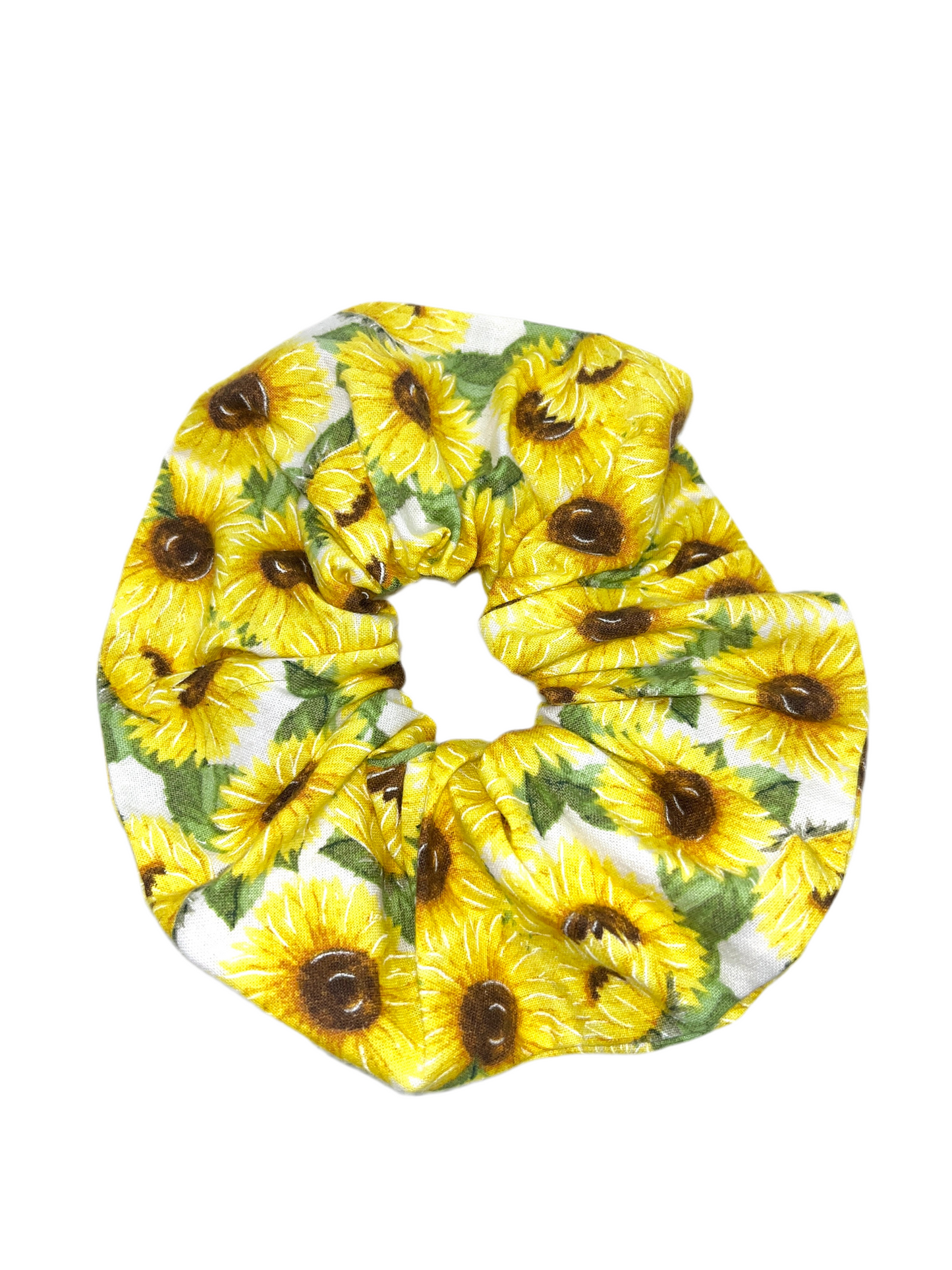 Sunflower Wide Scrunchie