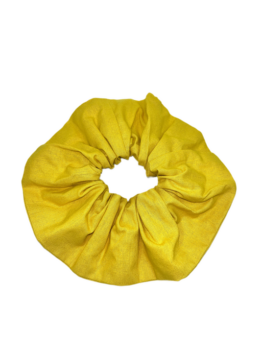Mustard Wide Scrunchie