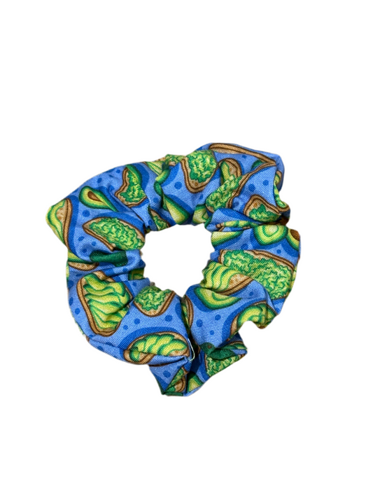 Smashed Avocado Scrunchie