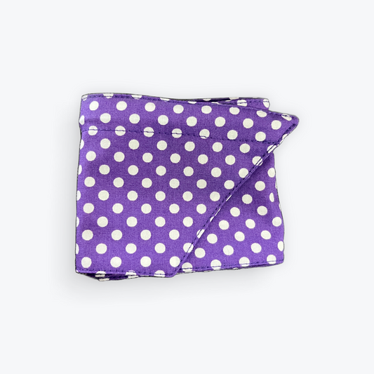 Purple Spotty Wired Hair Wrap
