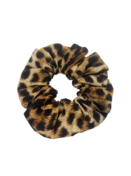 Leopard Print Scrunchie