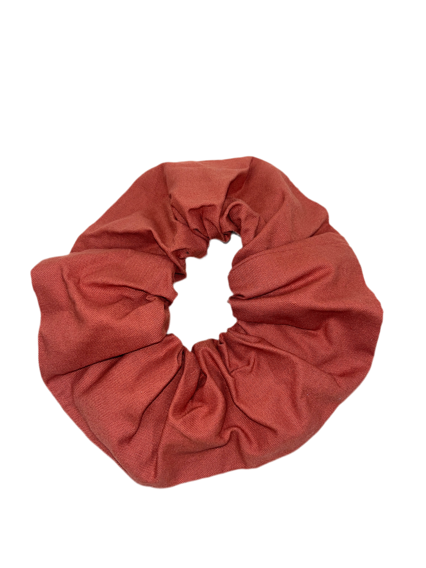 Rust Wide Scrunchie