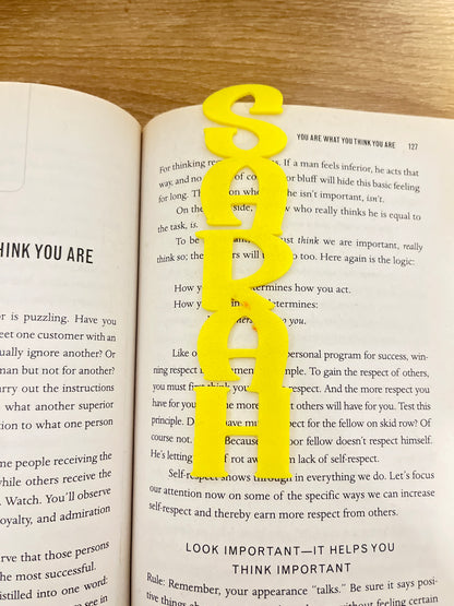 Personalised Name Bookmarks