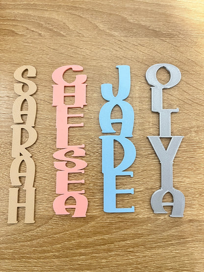 Personalised Name Bookmarks