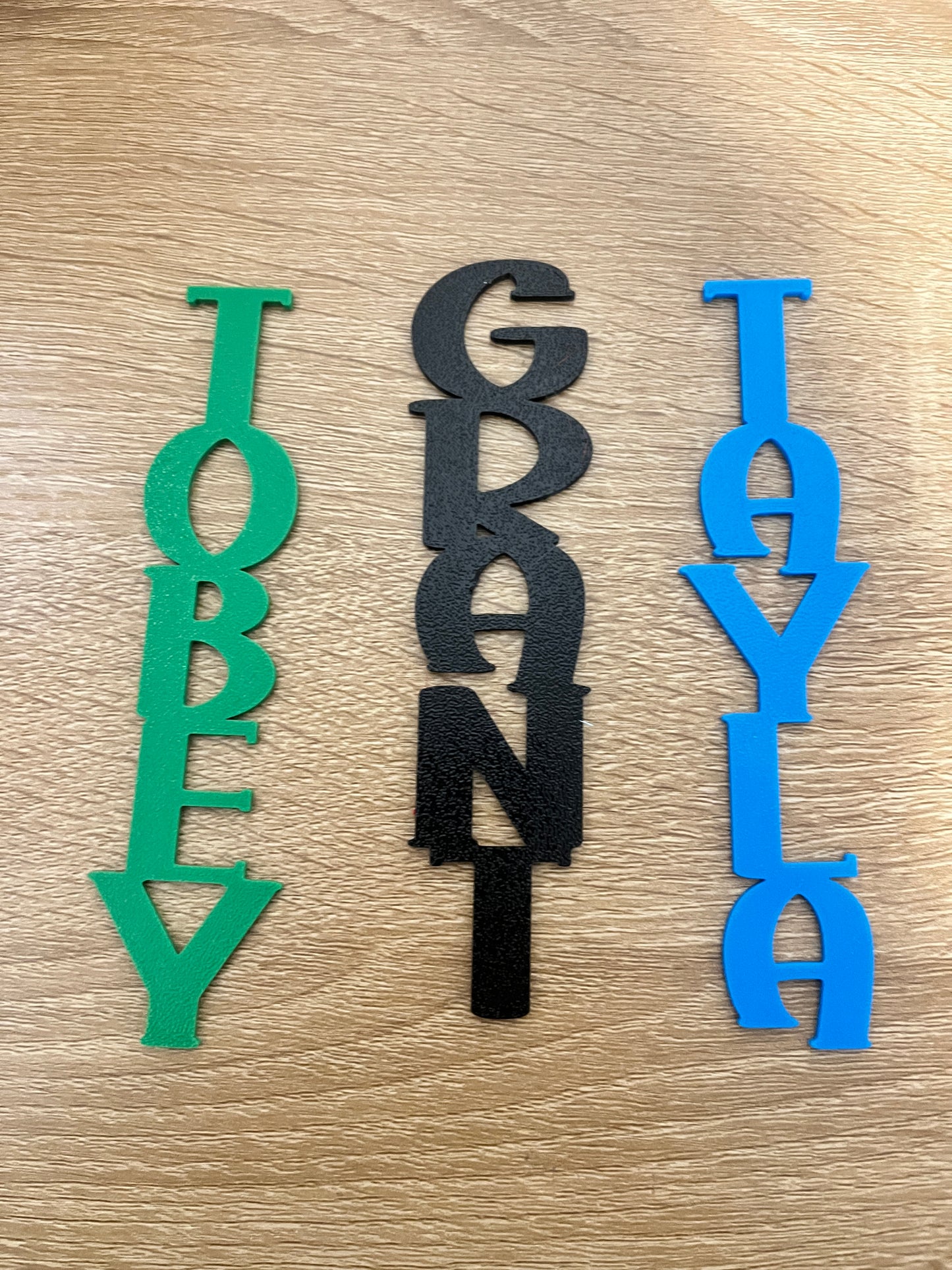 Personalised Name Bookmarks