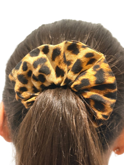 Leopard Print Scrunchie