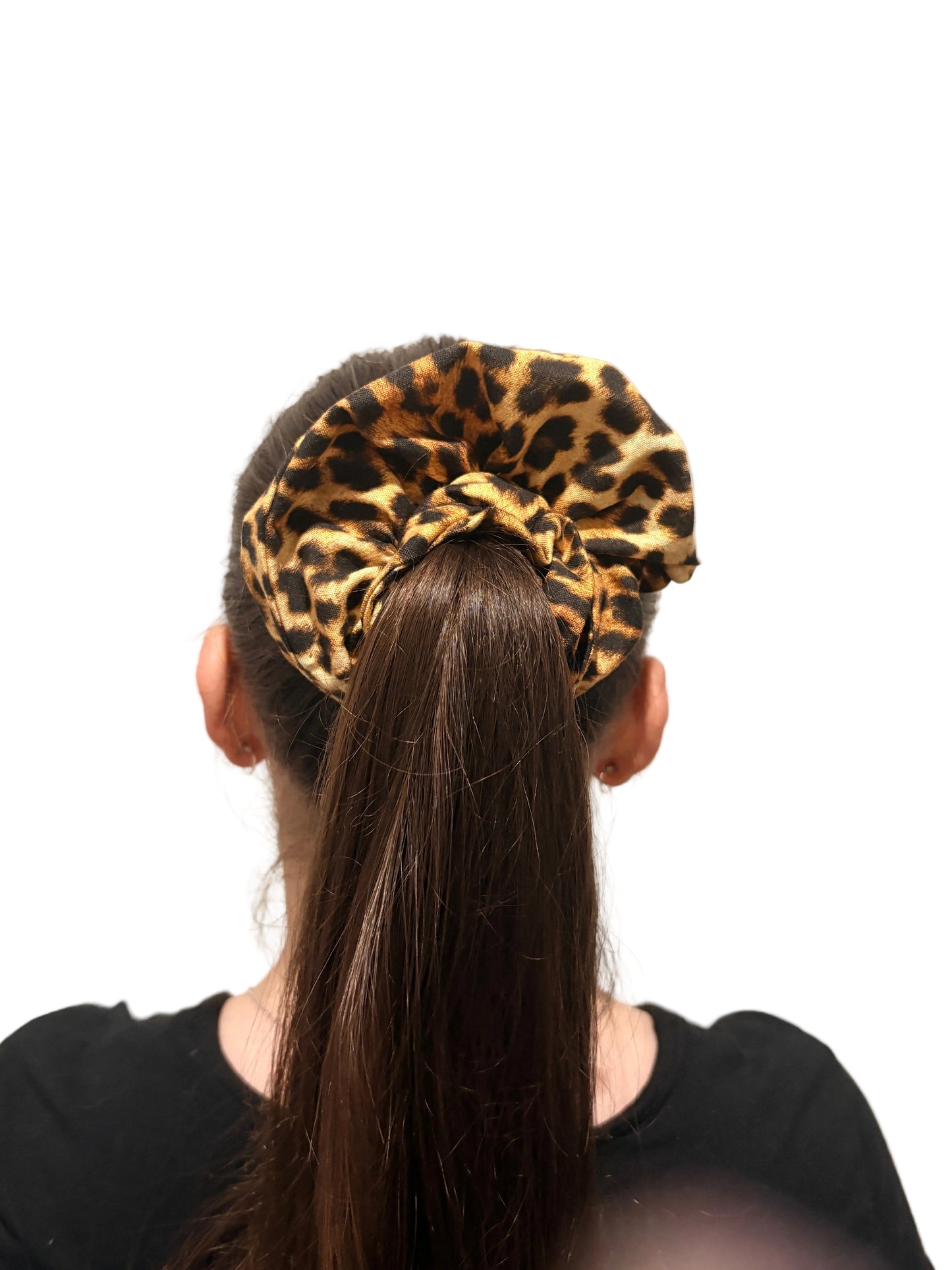 Leopard Print Large Scrunchie