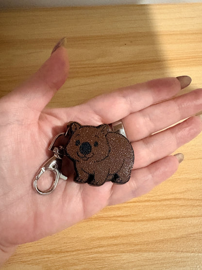 Wombat Clicker Keyring