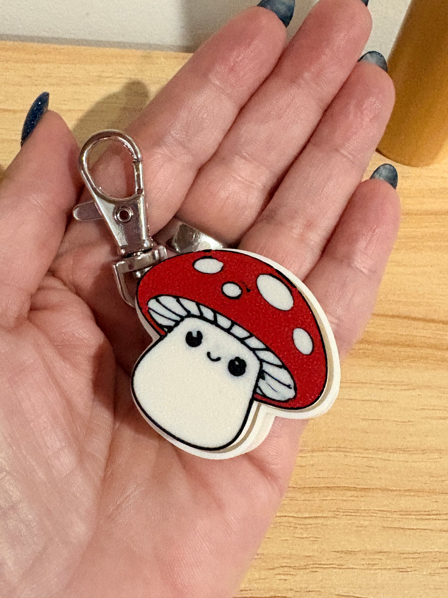 Mushroom Clicker Keyring