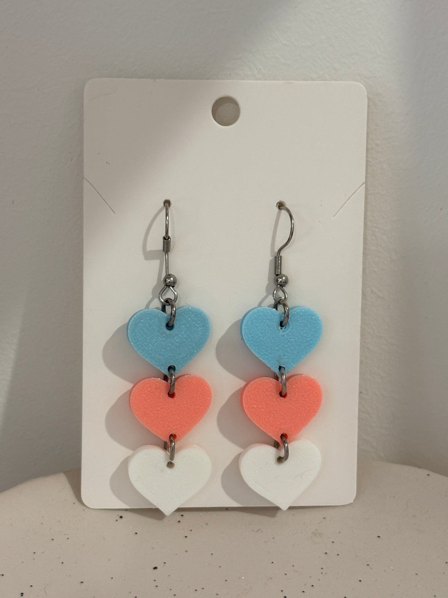 Heart Trio Earrings