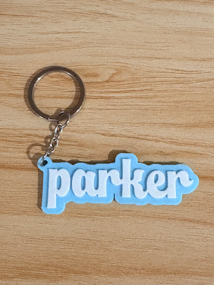 Personalised Name Keyring