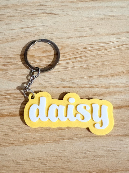 Personalised Name Keyring